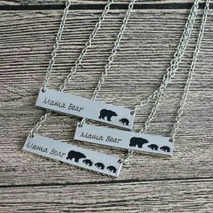 MAMA BEAR CUB NECKLACE 13.00